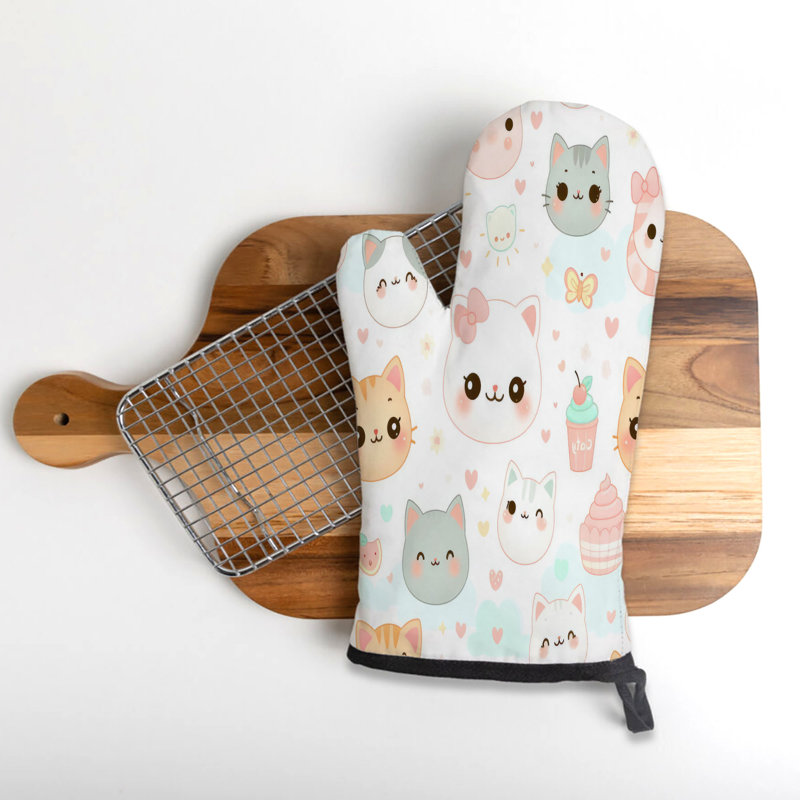 Couvre-oreiller en coton Pastel Paws