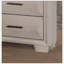 Commode à tiroirs en queue d'aronde anglaise, 1 pièce, finition chêne blanc