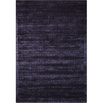 Tapis abstrait mauve foncé Maya