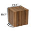 Table de bout cubique