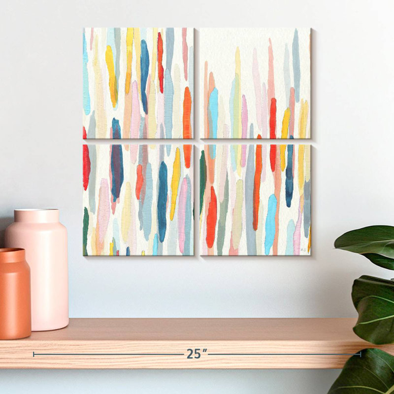 Avery Rhythme et couleur II, H 18 po x l 18 po