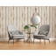 Rouleau de papier peint effet rayé Woods and Wicker