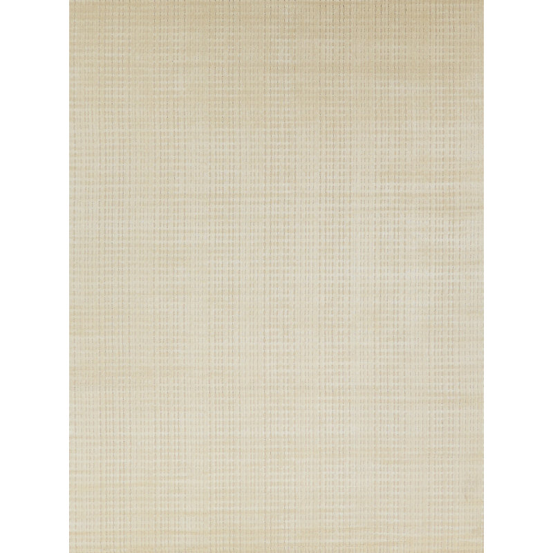 Cabrini Modern Handmade Silky Nylon, Light Beige Area Rug, Rectangle 8' x 10'