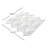 11.3" x 10.7" Recycled Glass Leaf Floor & Wall Mosaic Tile