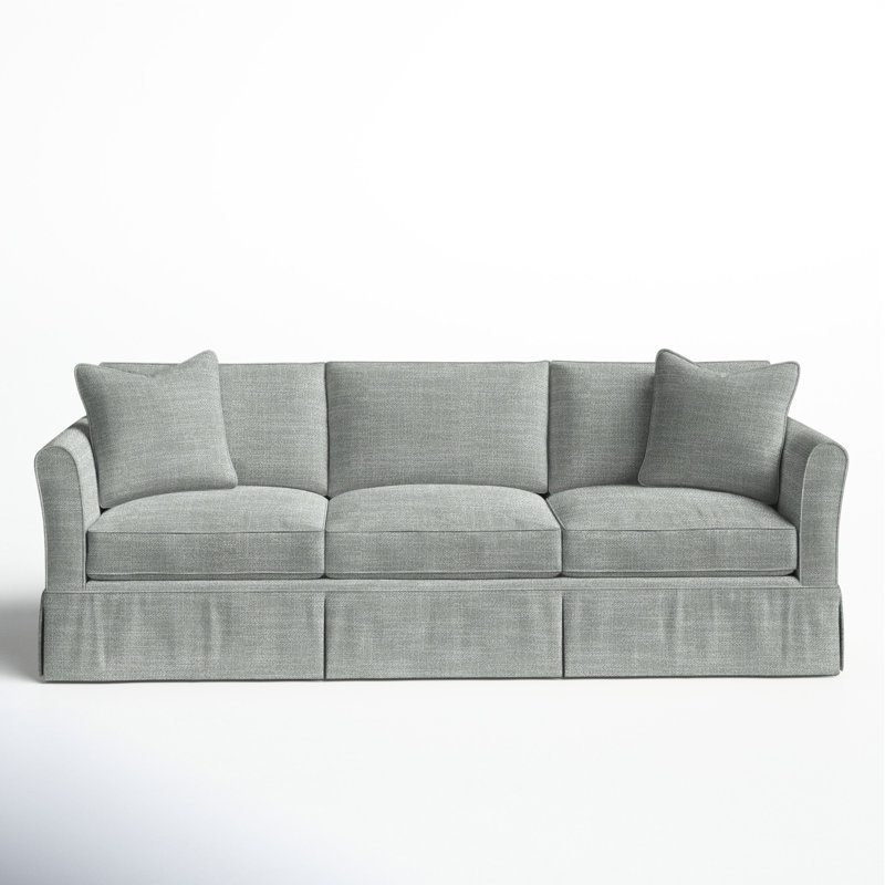 Shelby 82'' Upholstered Sofa, Conversation Capri Basketweave