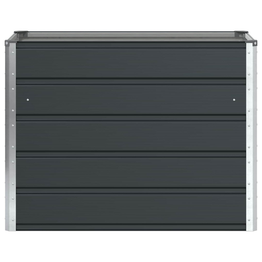 Planter 100 X 50 X 77 Cm Galvanised Steel