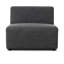 Lawndale Armless PC-Saxon Charcoal