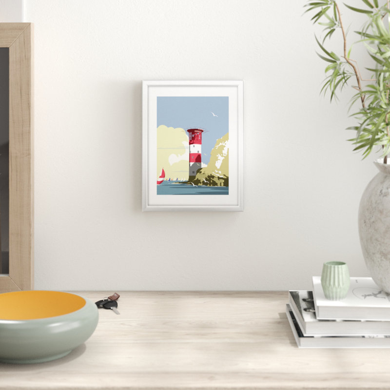 Dave Thompson - Single Picture Frame Print, White