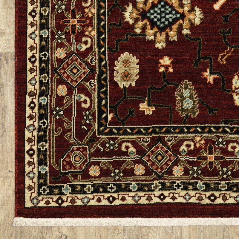 Oaklynn Performance Oriental Indoor Rug, Rectangle 5'3" x 7'6"