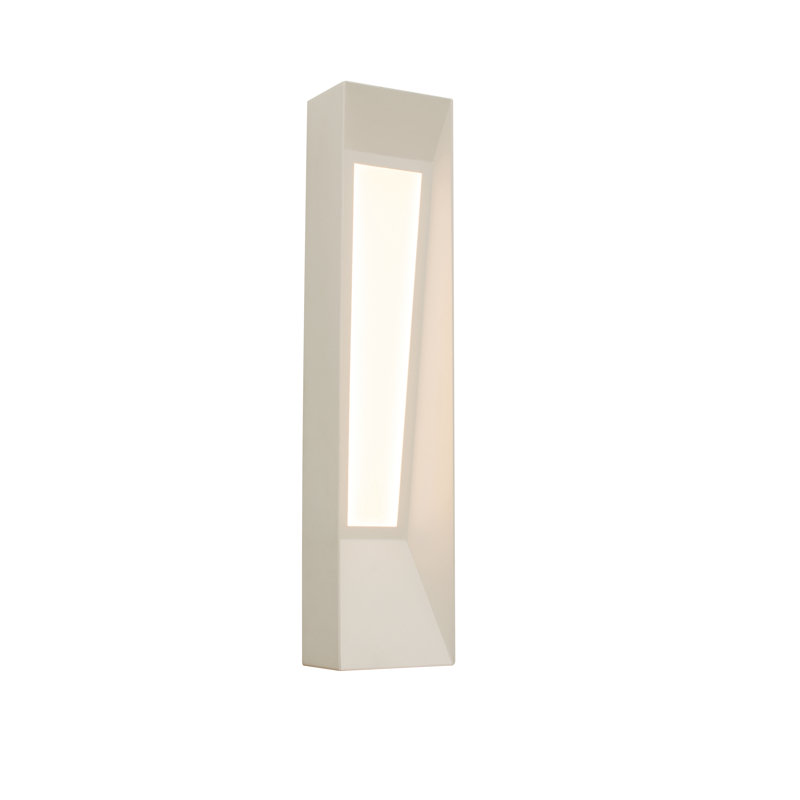 Janay Armed Sconce, 4" H x 18" W x 3" D, White