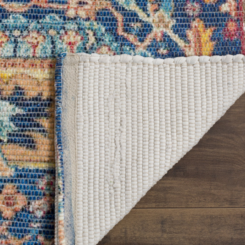Tapis géométrique tissé à la main Joppatowne, Rectangle 4 pi x 6 pi