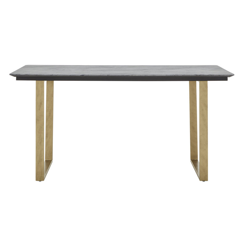 Rectangular Dining Table, Gold