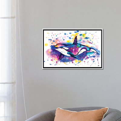 Orca by Zaira Dzhaubaeva - Painting Print