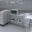 16 po X 48 po Table en acier inoxydable
