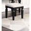 Luxueux meuble-lavabo noir pour la chambre à coucher, avec tabouret, 3 tiroirs de rangement et 3 miroirs