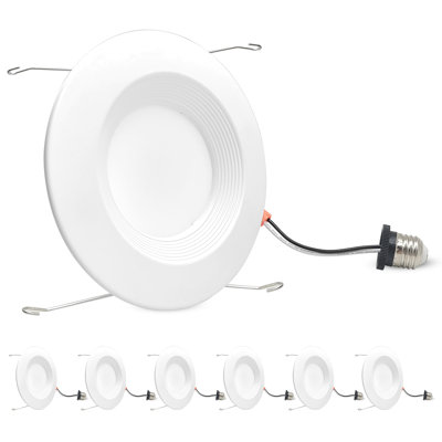 6"" CTT 3000K Remodel IC LED Retrofit Recessed Lighting Kit -  MingBright, RD67930KSVWH-6PKS