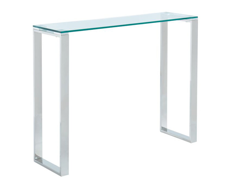 Console / bureau Eric en argent