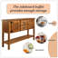 Buffet Retro 46,5, table de vestibule, console, buffet avec tablette inférieure-93055189