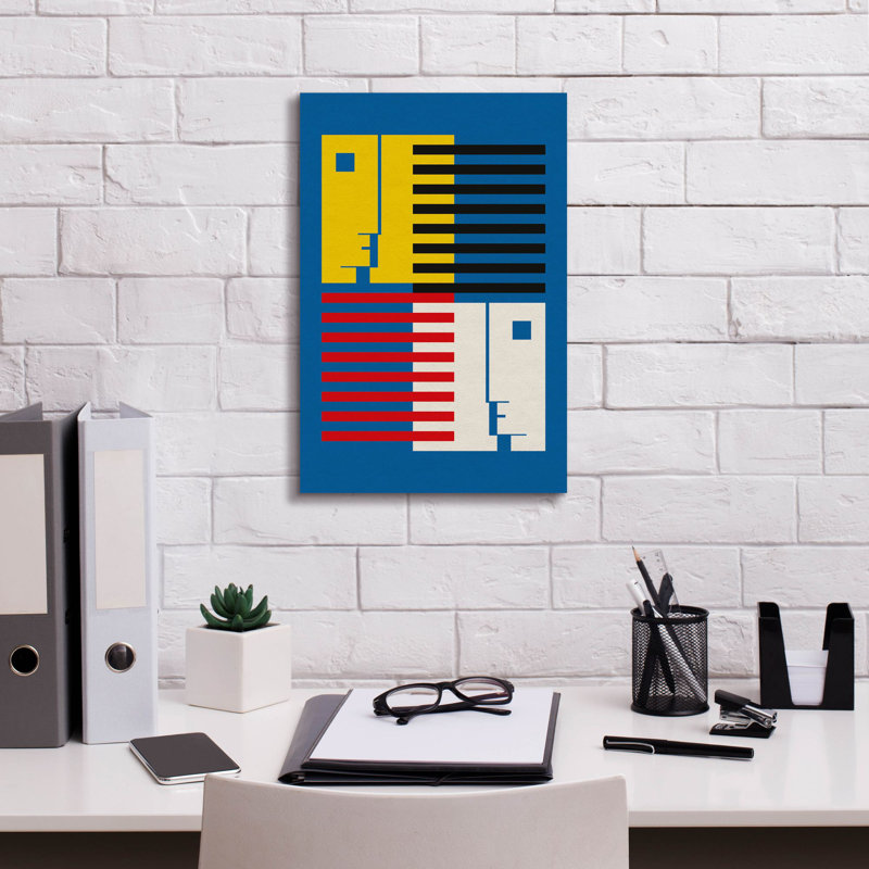 «Bauhaus 9» par Gary Williams, H 18 po x l 12 po x P 0,75 po