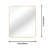 30 "X36" Rectangular Bathroom Wall Mirror