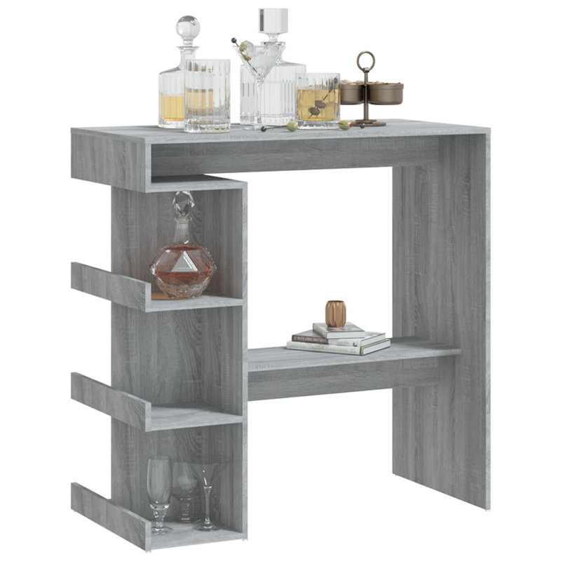Rectangular Dining Table, Gray Sonoma