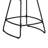 26''H Swivel Barstools With Metal Legs-754533495-754533493