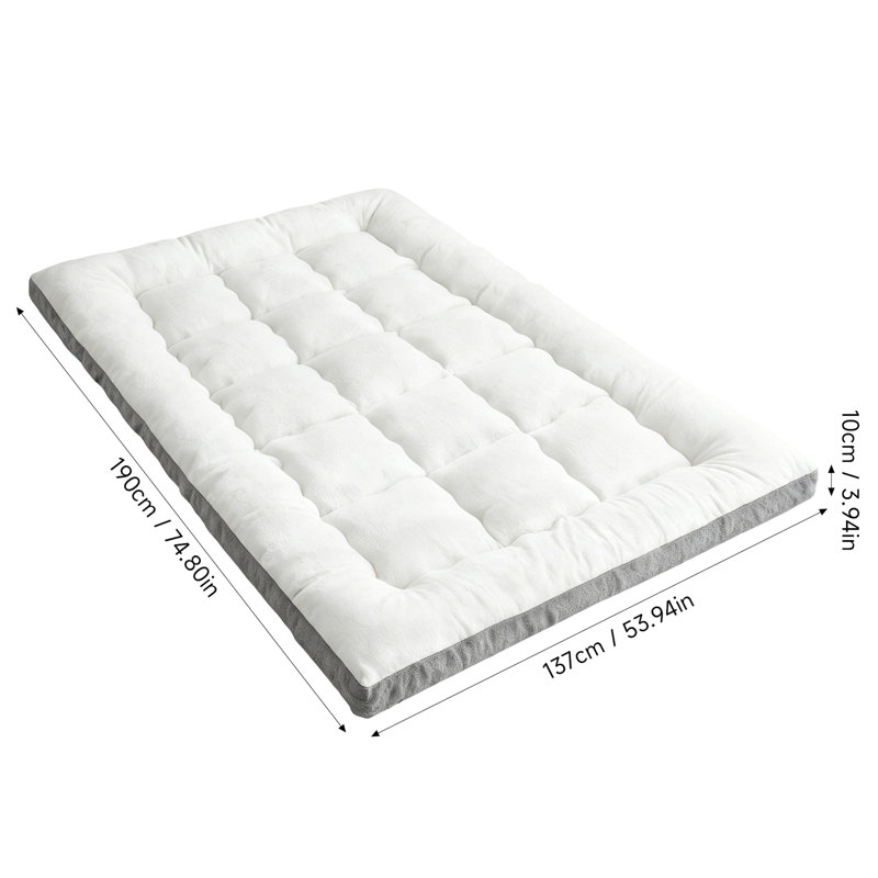10cm Thickness Plush Double Mattress Topper