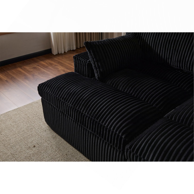 Canapé pour chaise longue double, Noir