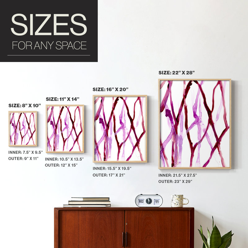 RunnelXVI Framed Print - Solid Wood, 11" H x 9" W