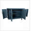 Buffet moderne incurvé avec rangement décoratif de 47,2 pouces, console en bois pour bar et décoration intérieure-1248832773