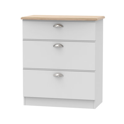 Fully Assembled McVille 3 Drawer Chest