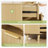 47.2" Long 8 Drawer Dresser For Bedroom, Modern Chest With Fluted Detailing, Stylish Storage Organizer With Gold Handles For Living Room, Hallway, Or Closet-53725740