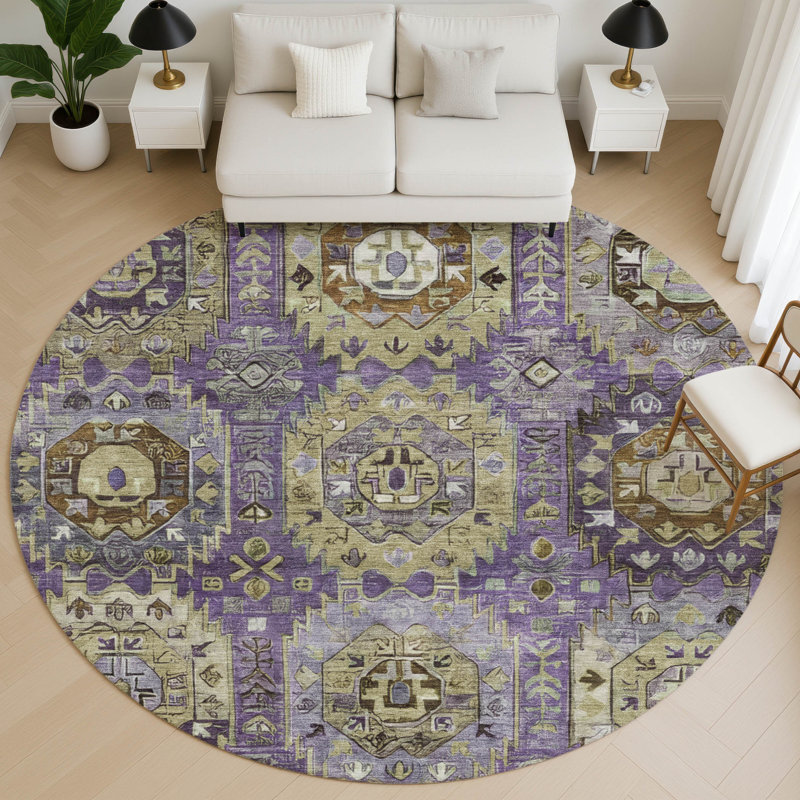 Tapis de qualité supérieure Mayfield, Aubergine, 8 pi x 10 pi