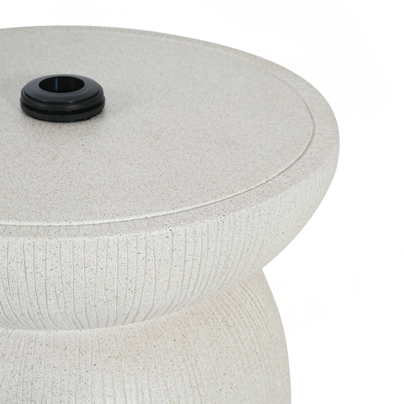 Base de parasol pour table d'appoint MGO, Marbre blanc 772 W