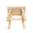 Solid Wood Rectangular Stool - Versatile Small Bench For Living Room, Bathroom, And Vanity Use