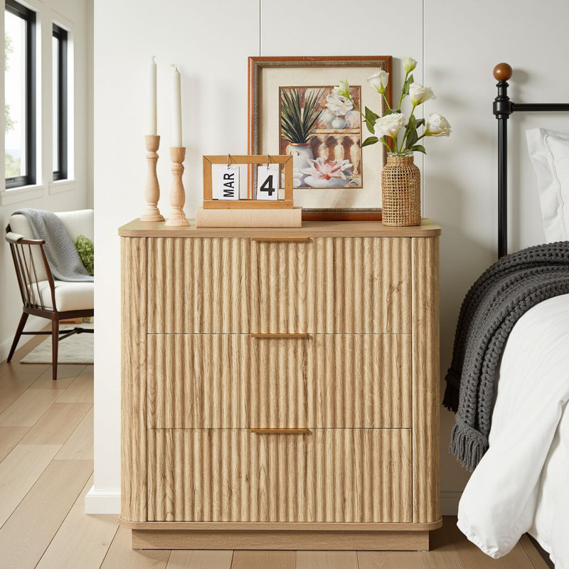Commode 3 tiroirs 27,6 po Modern