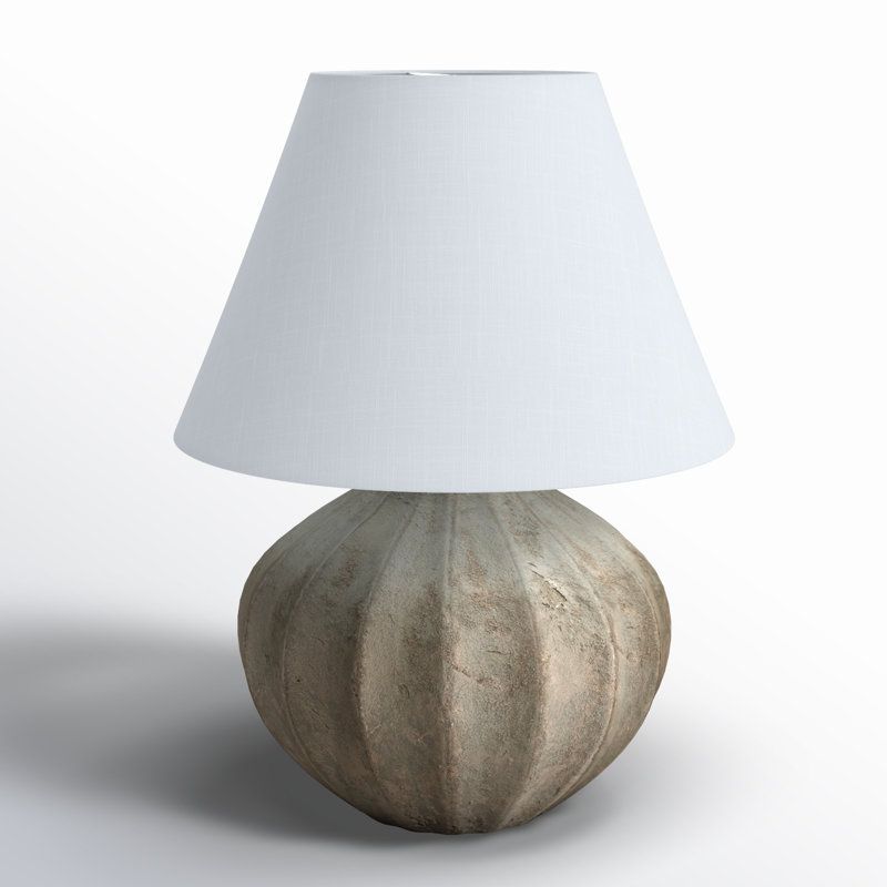 23'' Grey Table Lamp