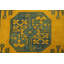 Tapis oriental jaune / vert Kazak 7 x 10