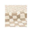 Wool Checkered Area Rug in Beige/Ivory-75498442