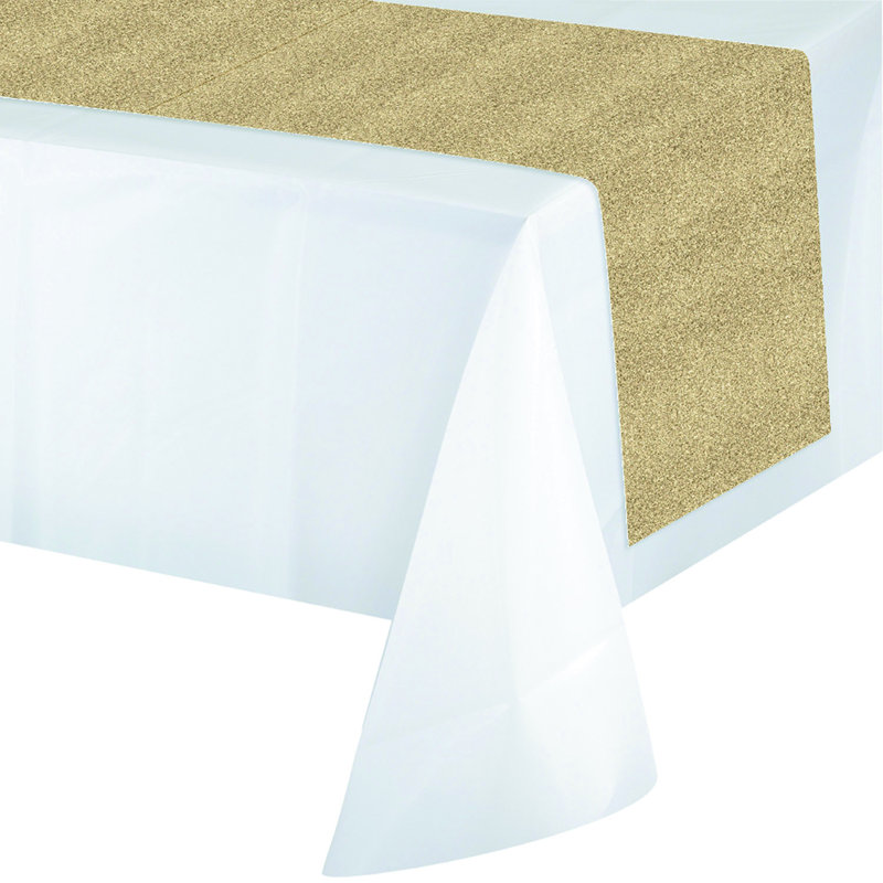 Colletti Solid Color Wedding Table Runner
