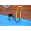 Chariot à main double chariot à 2 roues et chariot à pousser à 4 roues avec roues pivotantes Chariot à plateforme robuste d'une capacité de 330 lb pour le déplacement / entrepôt / jardin / épicerie