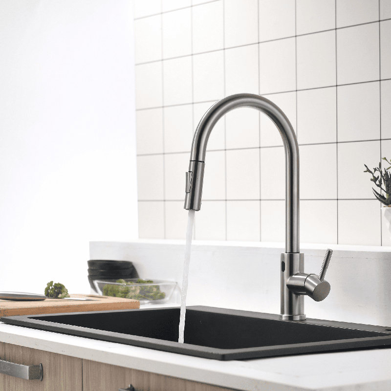 AWZTOO Pull Down Touchless Kitchen Faucet