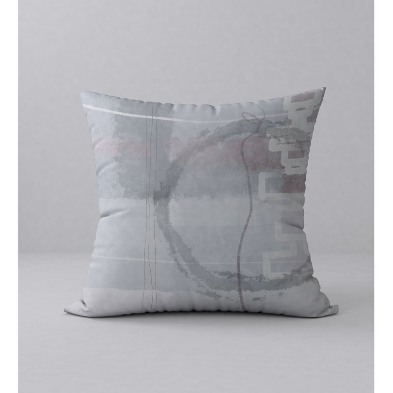 Housse de coussin décorative carrée à motif décoratif captivant seral, 24" X 24"
