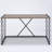 Rustic Oak & Antique Black Finish Writing Desk