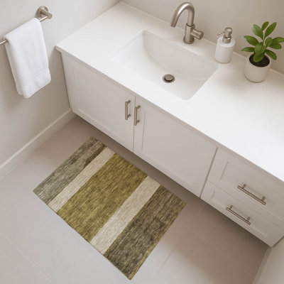 Premium Machine Washable Marasco AMF1624 Stripes Rug