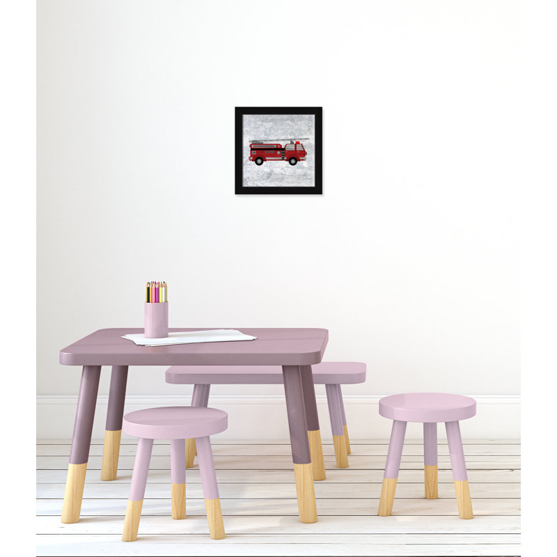 Rouge 1 impression sur papier, Encadré plat noir, H 12 po x l 12 po x P 0,6 po