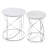 Fleta 21" Marble Round End Tables-340589920