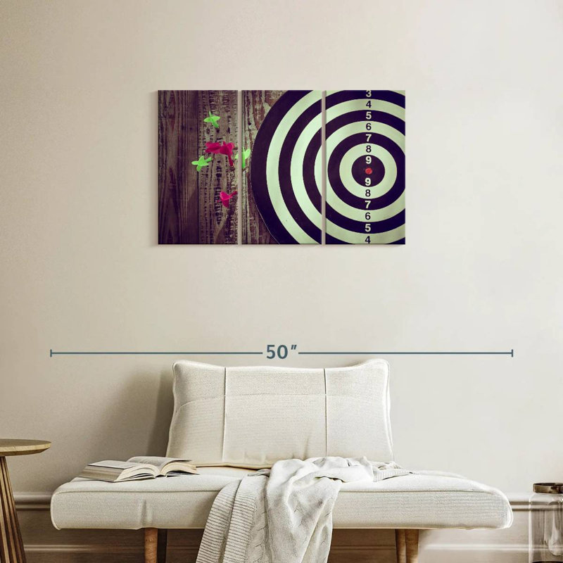 Senne Darts, 20" H x 33" W