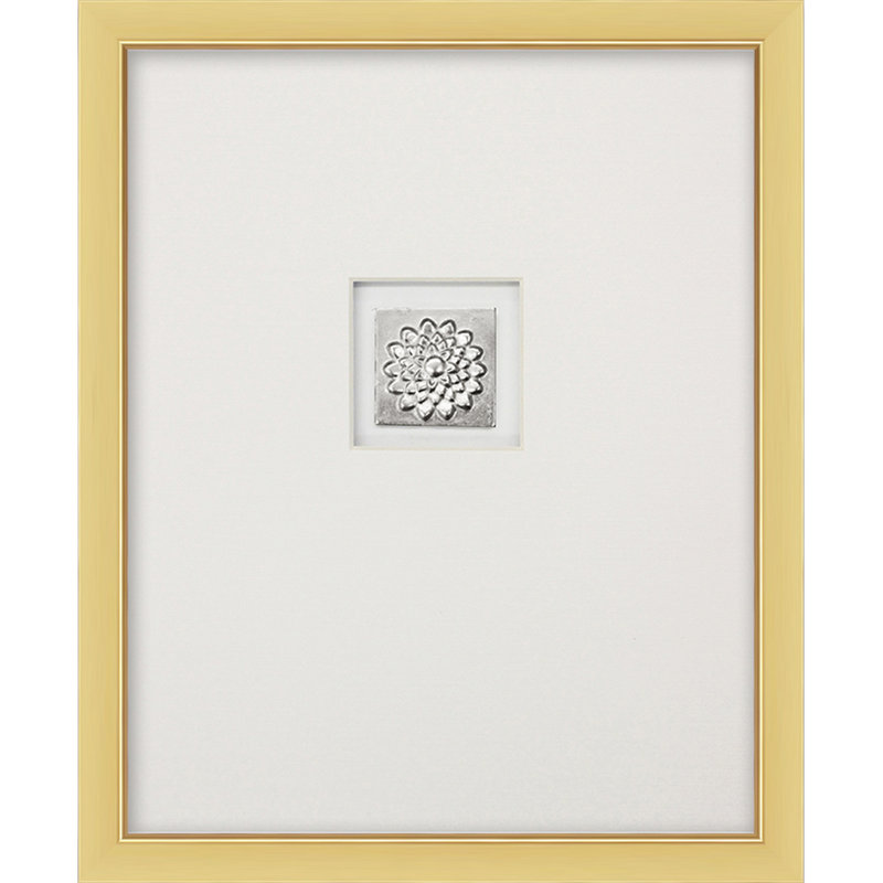 Silver Lotus Flower Print