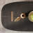 Japandi Oval Coffee Table with Walnut Inlay Slab Legs